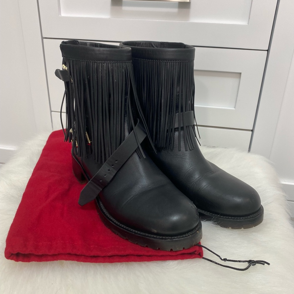 Valentino fringe boots size 40.5 eu